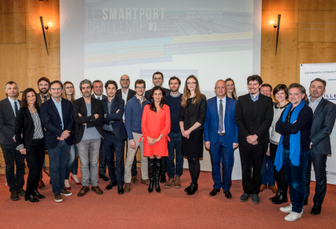 7 lauréats et grands groupes Smartport Challenge